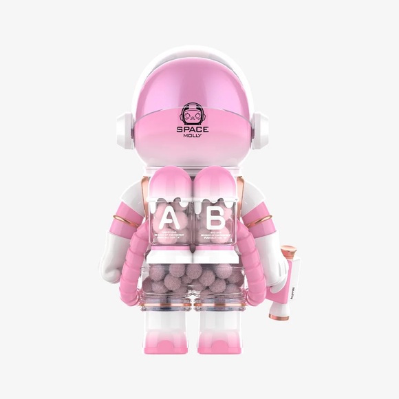POP MART Heartfelt Words 400% Mega Space Molly Special Edition Figure - Picture 3 of 16